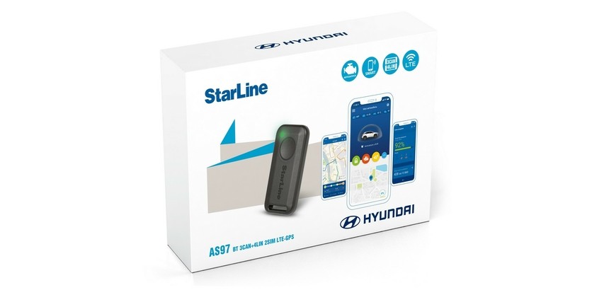 Охранная система STARLINE AS97BTCAN+4LIN2SIMLTE-G